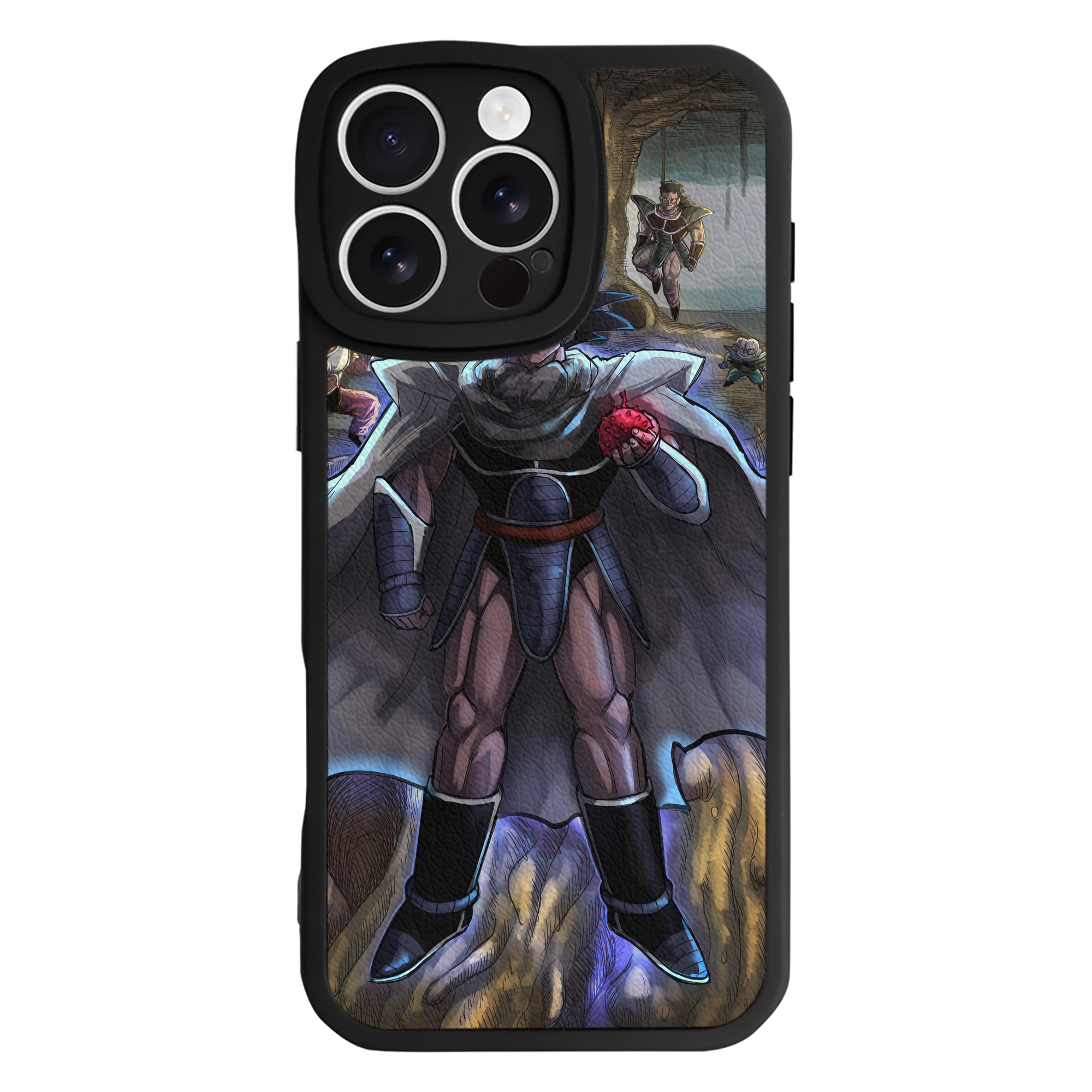 （画像用） ドラゴンボール DRAGON BALL 【iPhone 16シリーズ対応】シリコンスマホケース（レザー調） 材質：シリコン